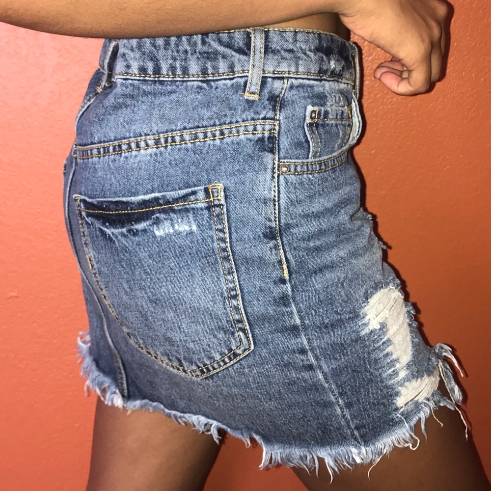 Jean Mini Skirt